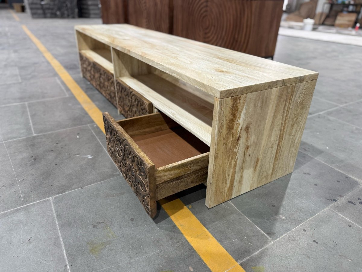 Custom Jungle Tv stand - Rustic Furniture Outlet