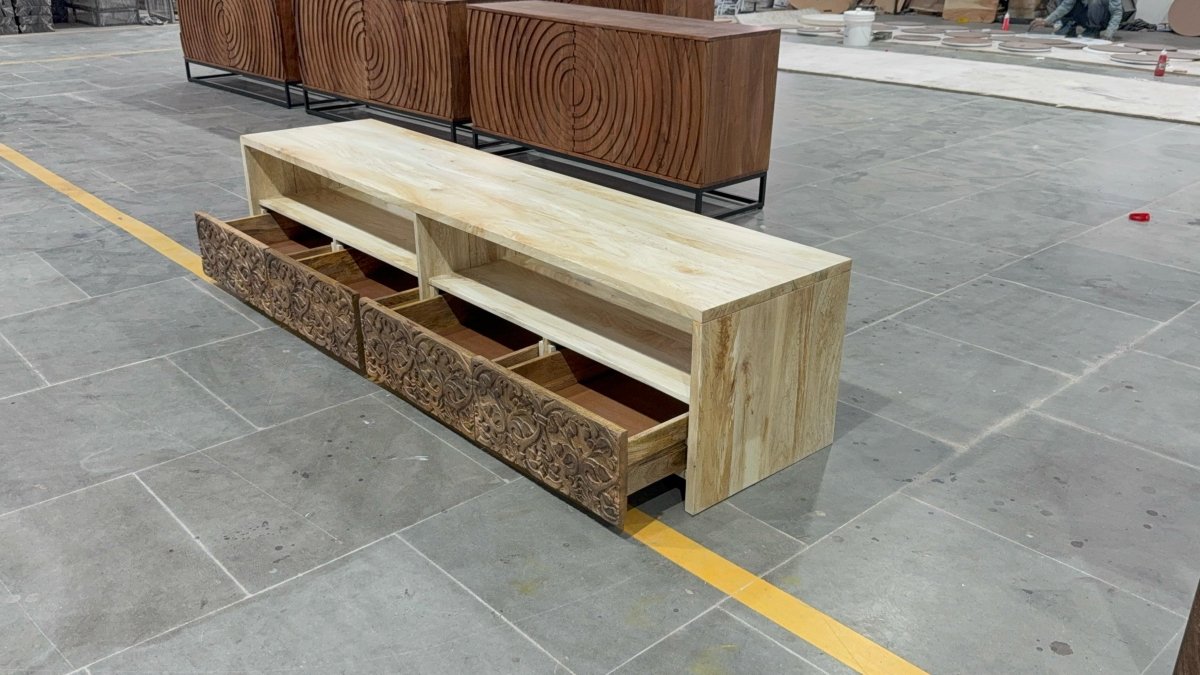 Custom Jungle Tv stand - Rustic Furniture Outlet