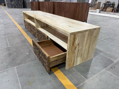 Custom Jungle Tv stand - Rustic Furniture Outlet