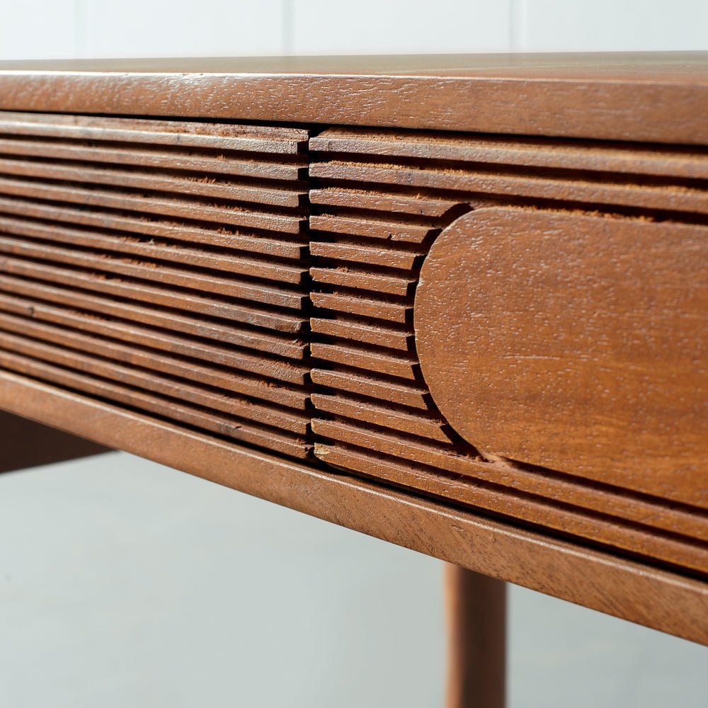 ELLIPSE - Mango Wood Desk - Rustic Furniture Outlet