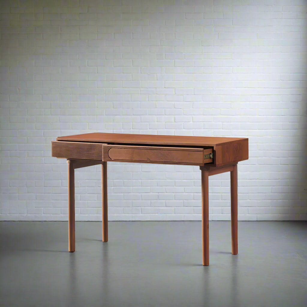 ELLIPSE - Mango Wood Desk - Rustic Furniture Outlet