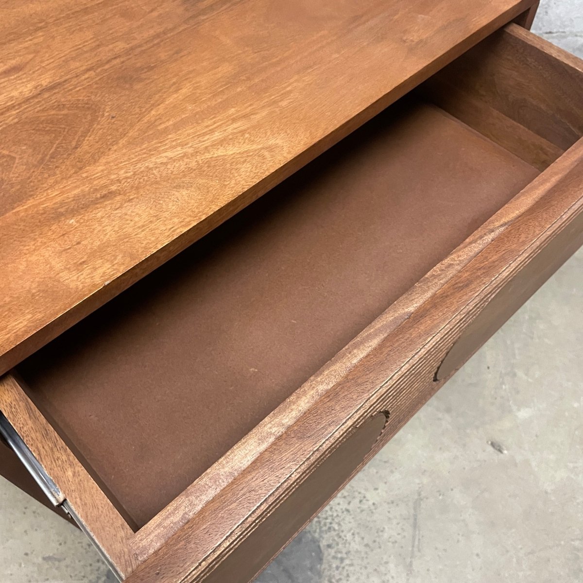 ELLIPSE - Mango Wood Night Stand - Rustic Furniture Outlet