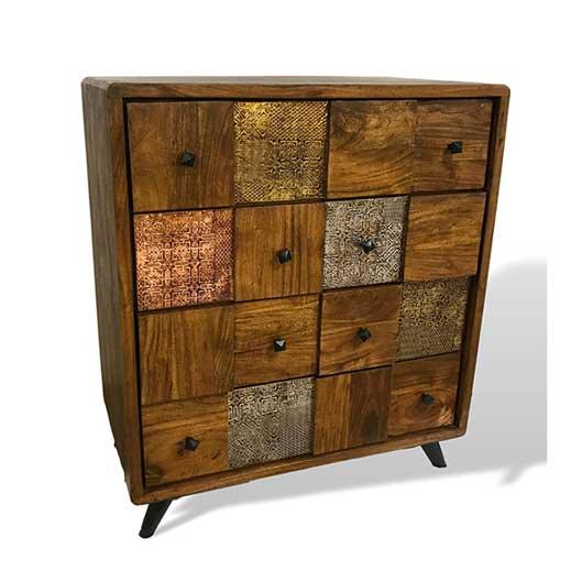 Komodo Acacia 4 drawer dresser - Rustic Furniture Outlet
