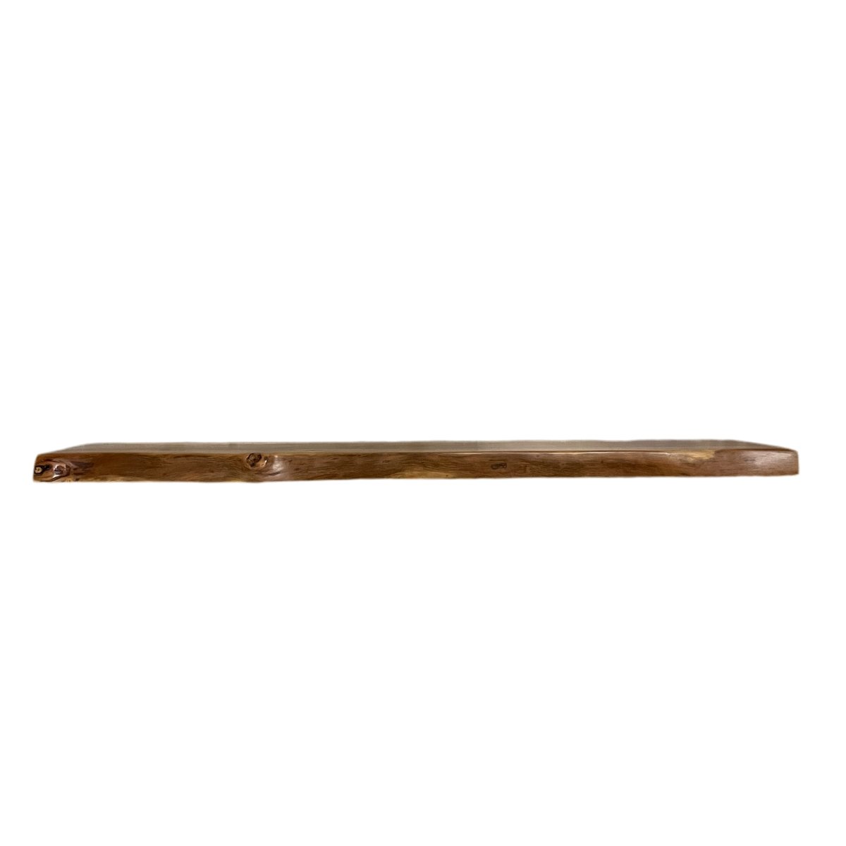 Live edge acacia wood accent shelf - Rustic Furniture Outlet