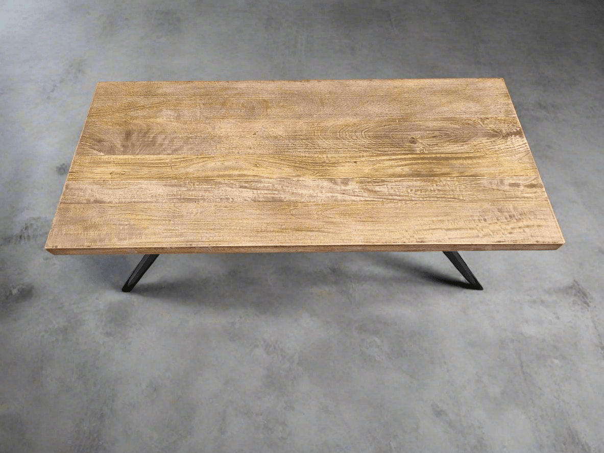 Mango Wood Coffee Table Spider legs - Rustic Furniture Outlet