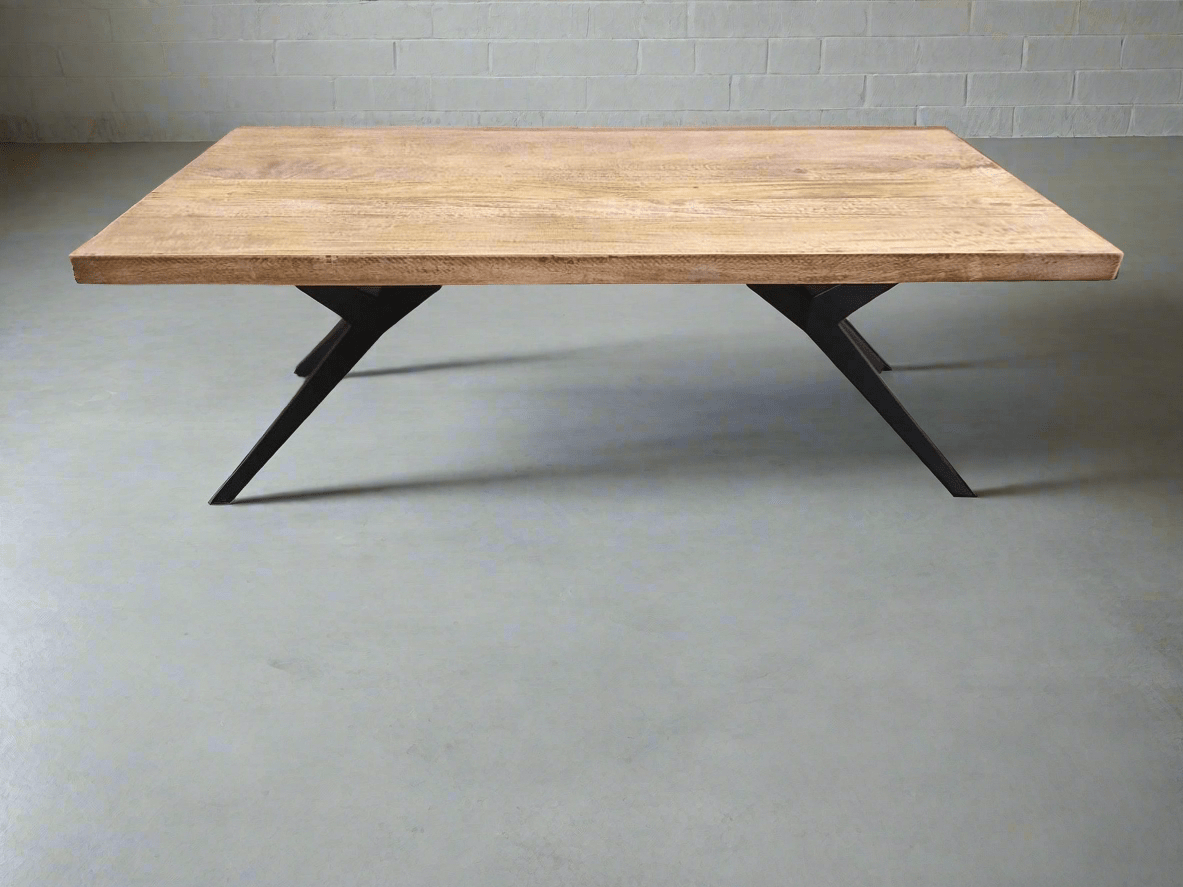 Mango Wood Coffee Table Spider legs - Rustic Furniture Outlet