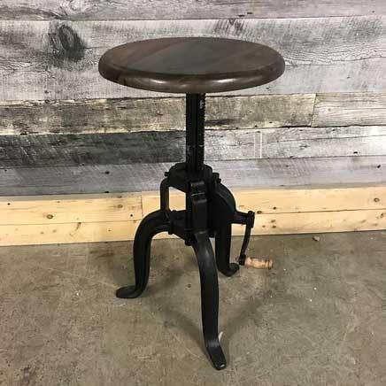 SANDSTORM ADJUSTABLE CAST IRON STOOLS - Rustic Furniture Outlet