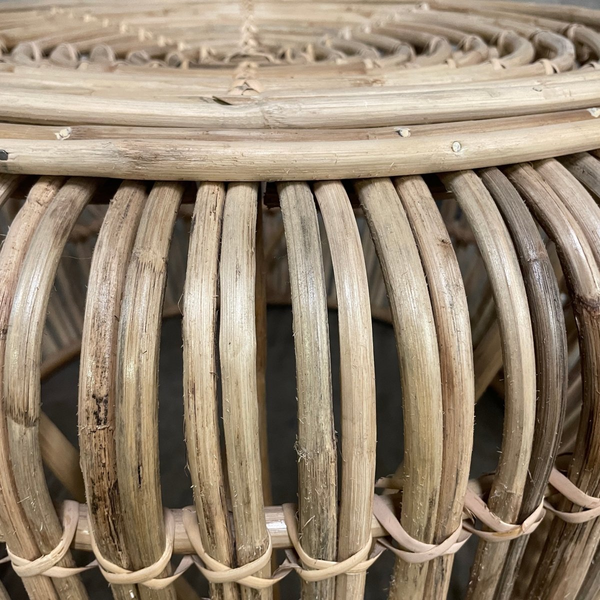 Sawana Rattan Round Coffee table - Rustic Furniture Outlet