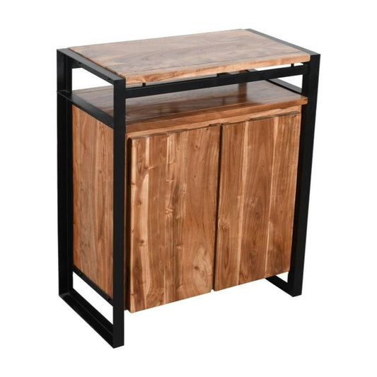 URBAN - sideboard with 2 doors, 1 open shelf - Rustic Furniture Outlet