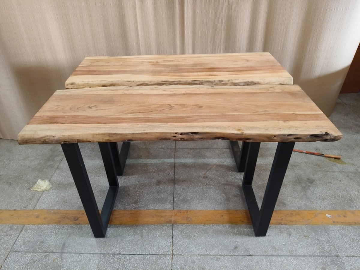 51 inch Live edge acacia console table - Rustic Furniture Outlet