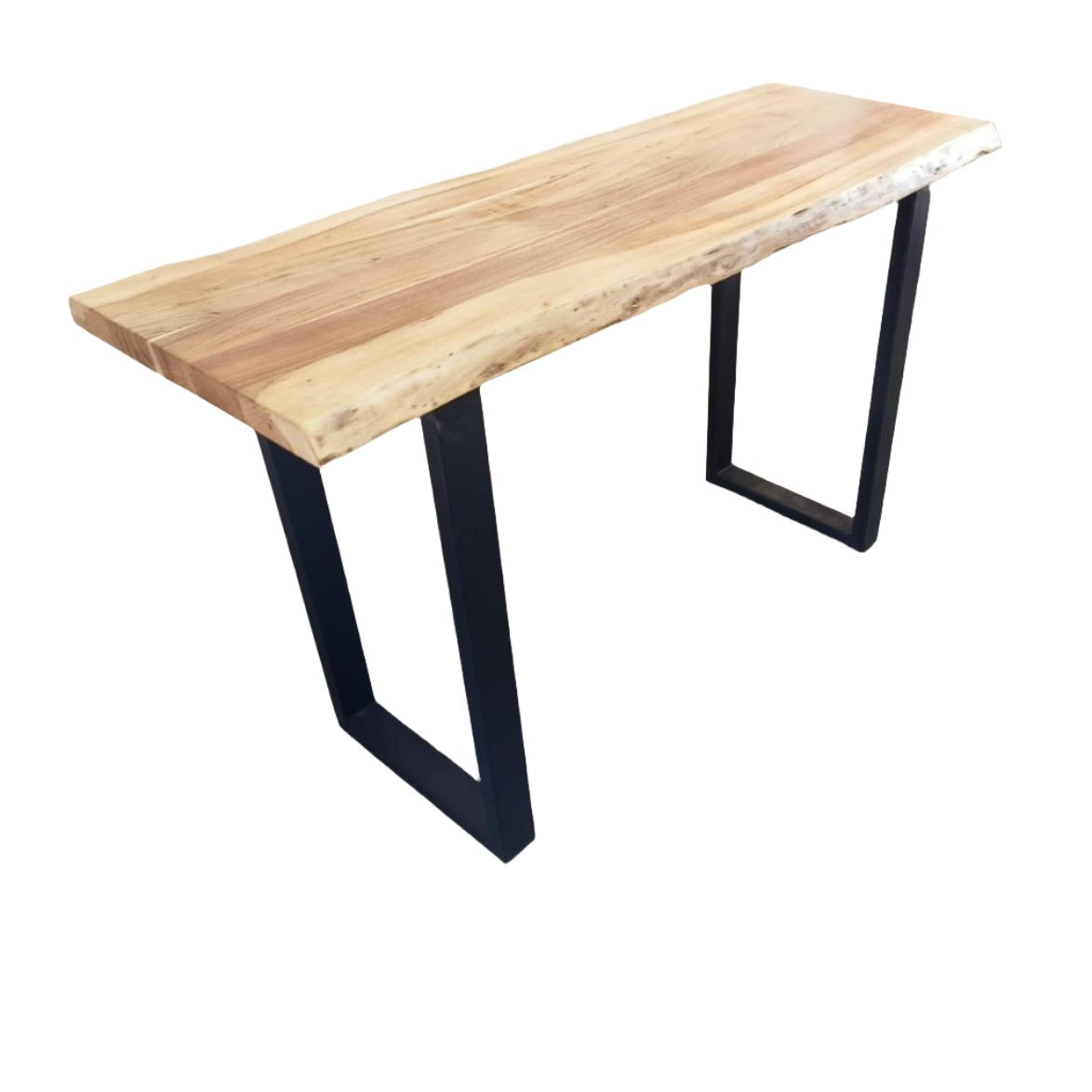 51 inch Live edge acacia console table - Rustic Furniture Outlet
