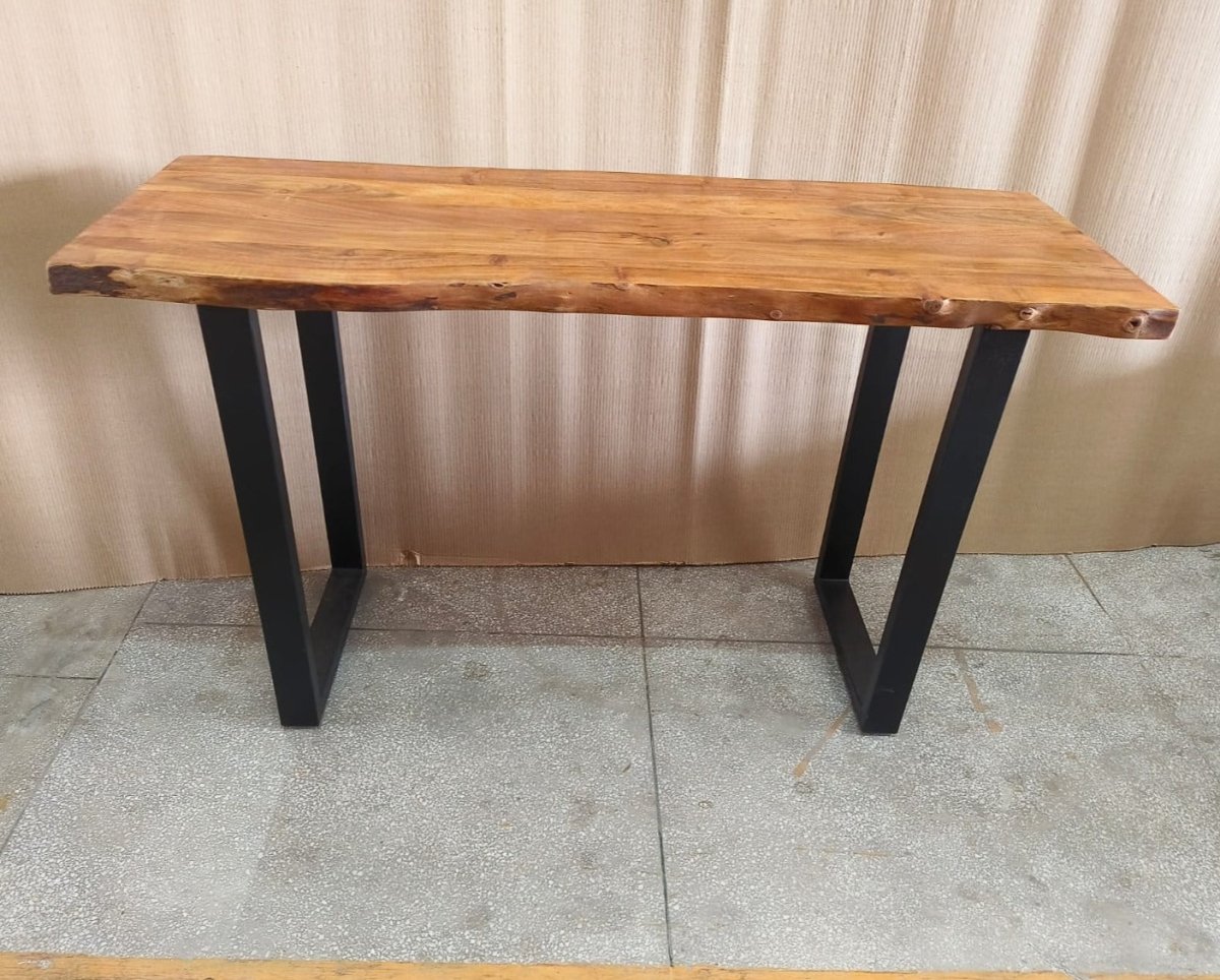 51 inch Live edge acacia console table - Rustic Furniture Outlet