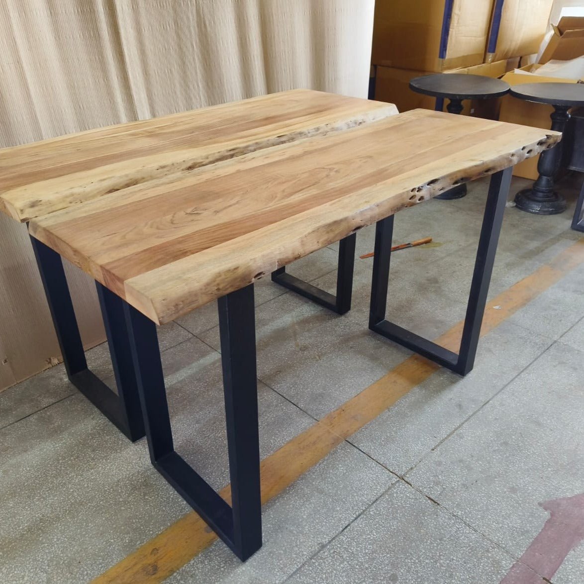 51 inch Live edge acacia console table - Rustic Furniture Outlet