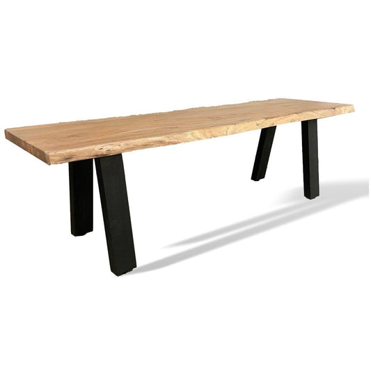 Banc en bois d'acacia Sierra 62 pouces - Rustic Furniture Outlet