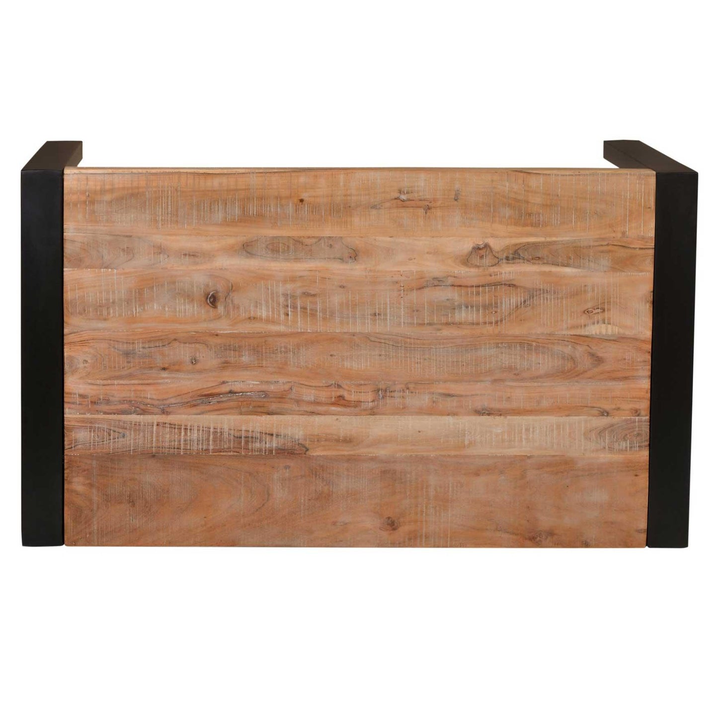 industrial exotic acacia dining table