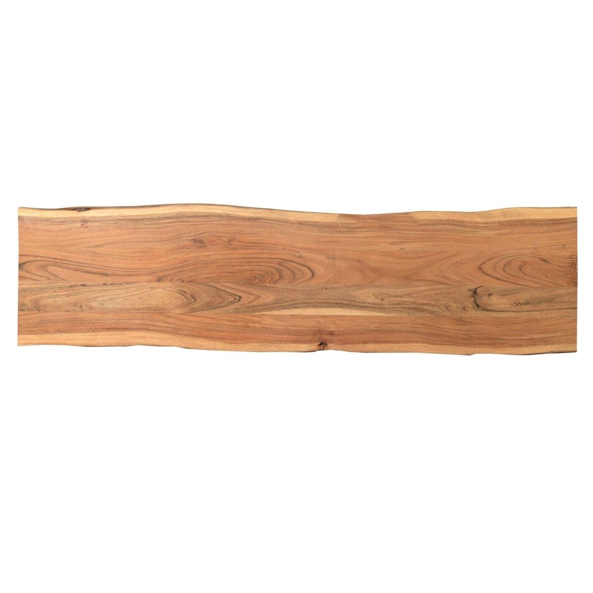 Banc en bois d'acacia Sierra 70 pouces - Rustic Furniture Outlet