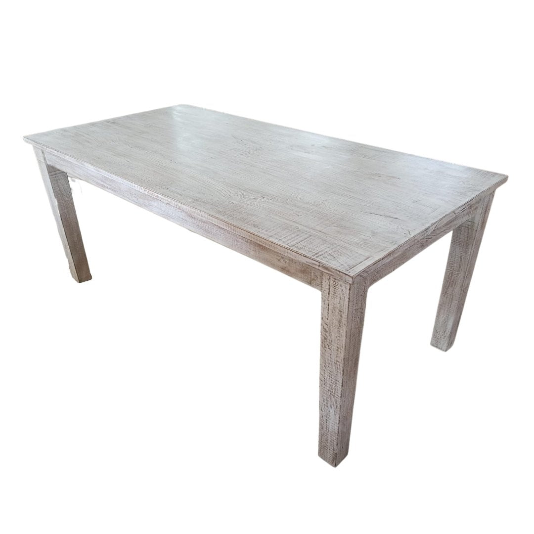 72 inch Elisa Chunk Dining Table - Rustic Furniture Outlet