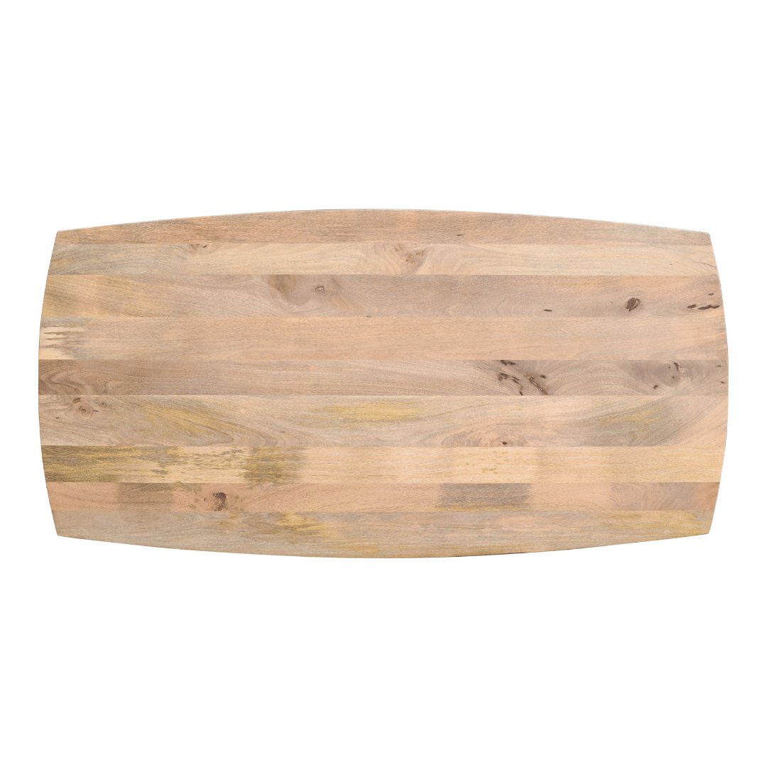 Anna 80 inch Mango wood dining table - Rustic Furniture Outlet