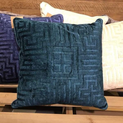 Assorted Color Viscose velvet pillow 24 x 24 - Rustic Furniture Outlet