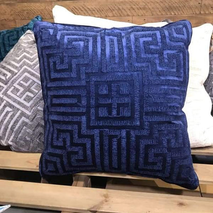 Assorted Color Viscose velvet pillow 24 x 24 - Rustic Furniture Outlet