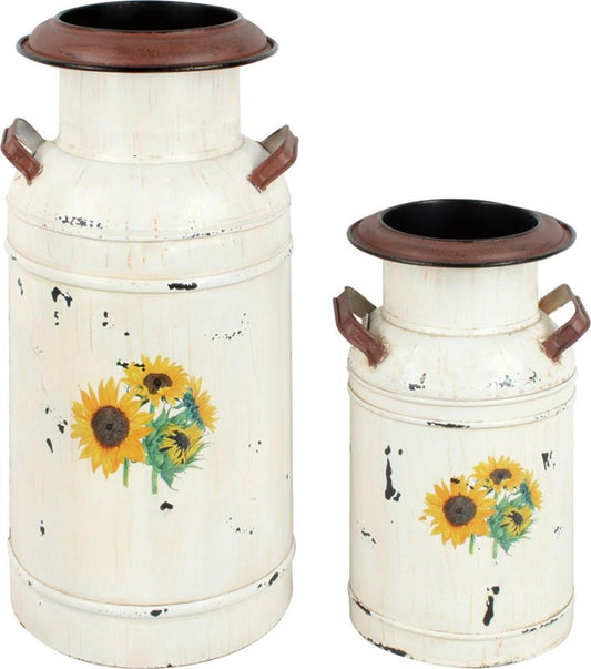 Assorted Size Sunflower milk Can