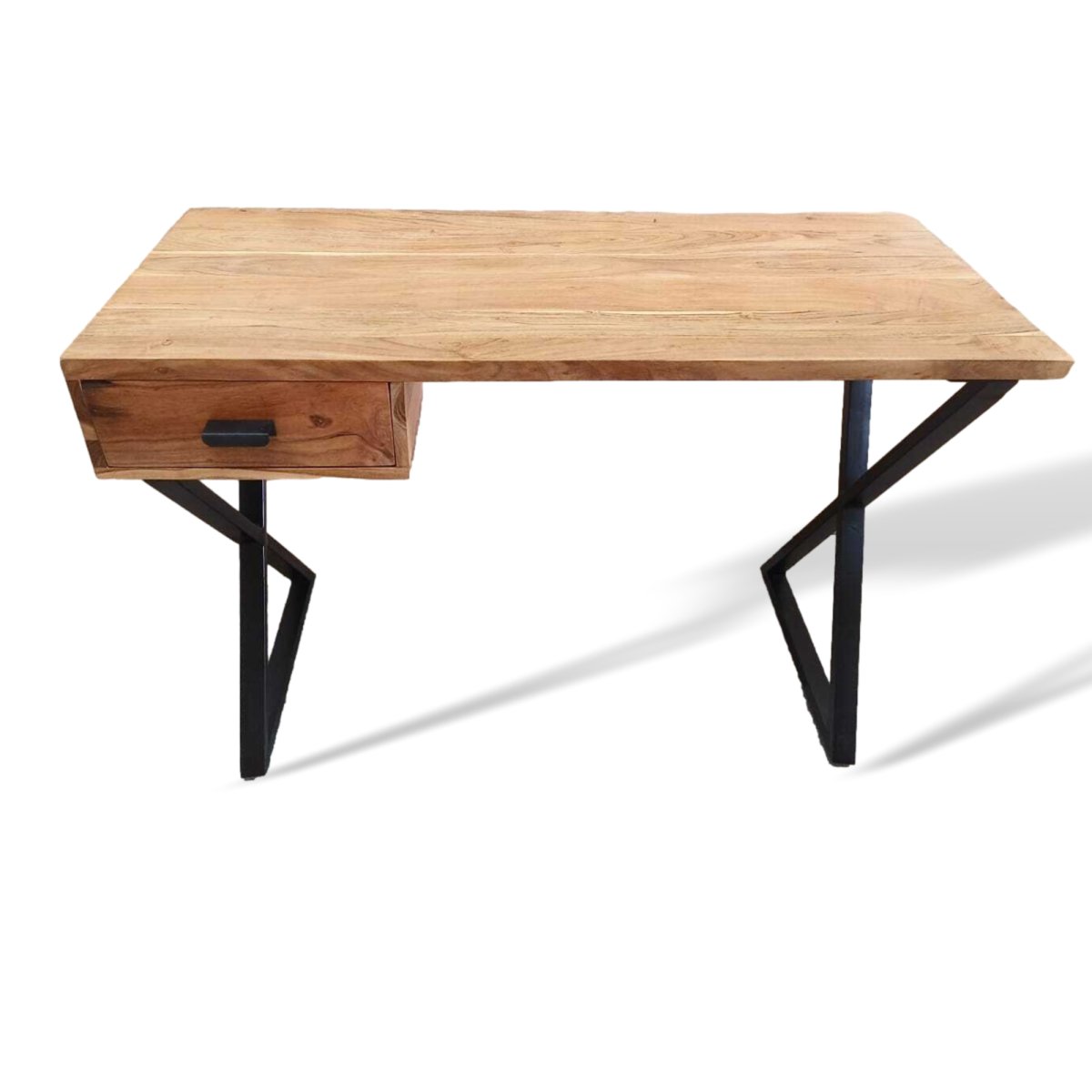 Baha Natural Acacia Wood Desk - Rustic Furniture Outlet
