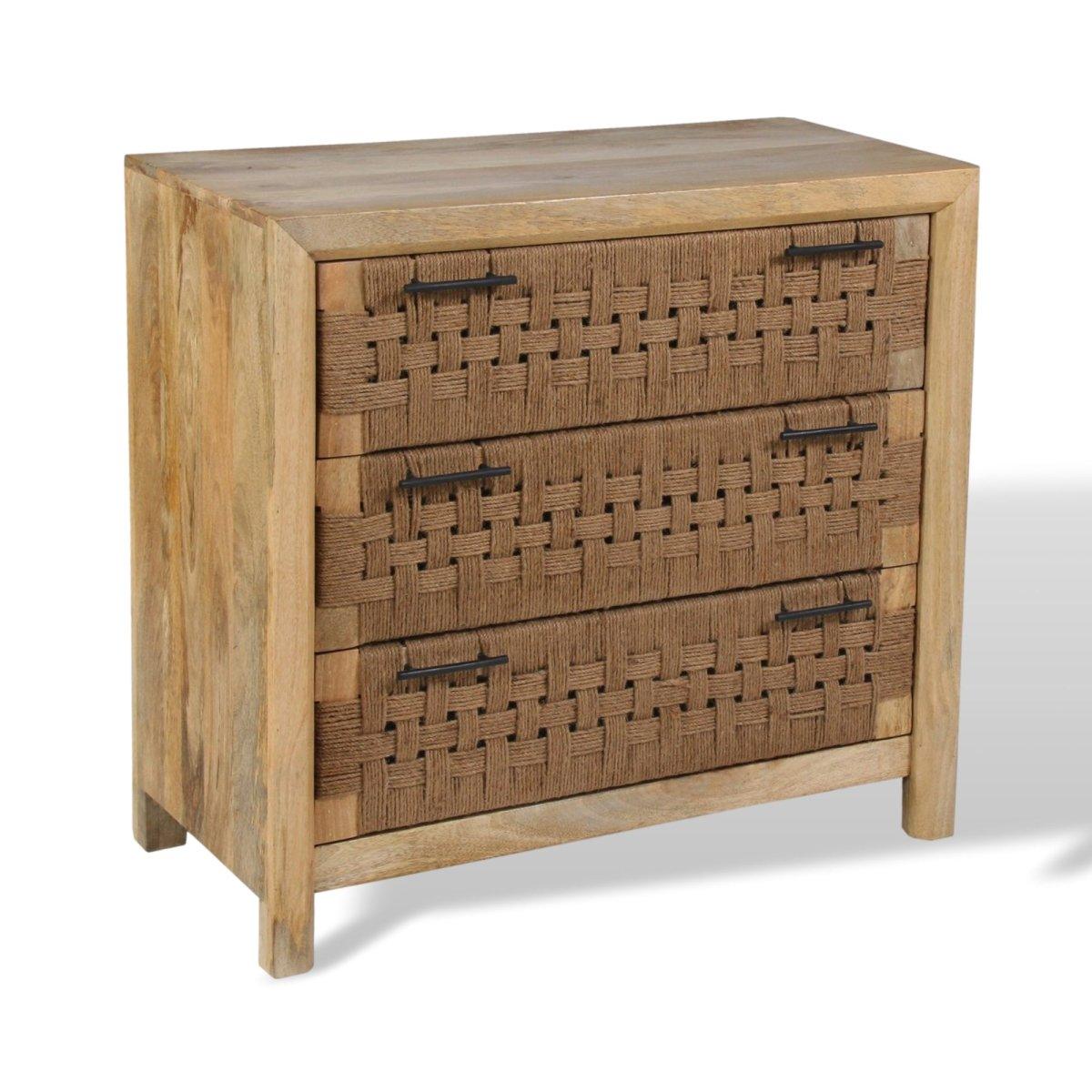 Butler Natural Mango Wood Dresser - Rustic Furniture Outlet