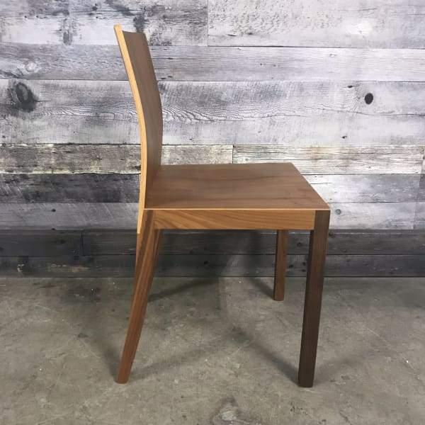 CHAIR CANALETTO WALNUT/TRANSPARENT TINTED - Rustic Furniture Outlet