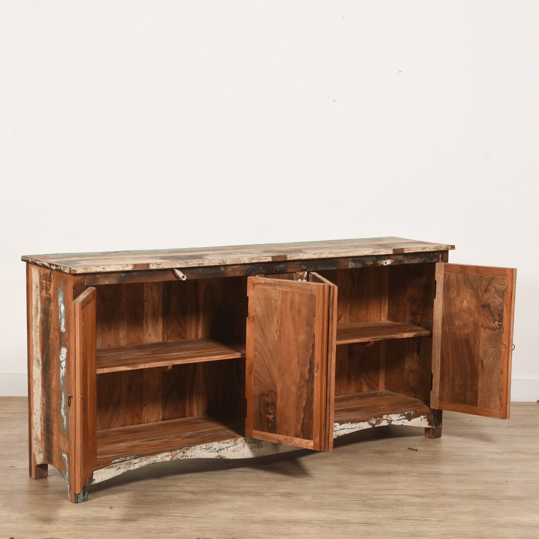Eco-Friendly 4 door buffet - Rustic Furniture Outlet
