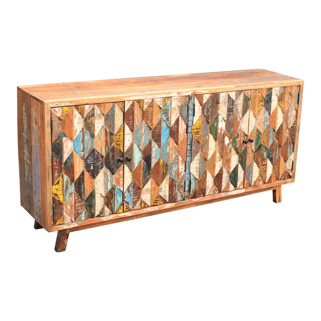 Eco-friendly 70 inch buffet sideboard - Rustic Furniture Outlet