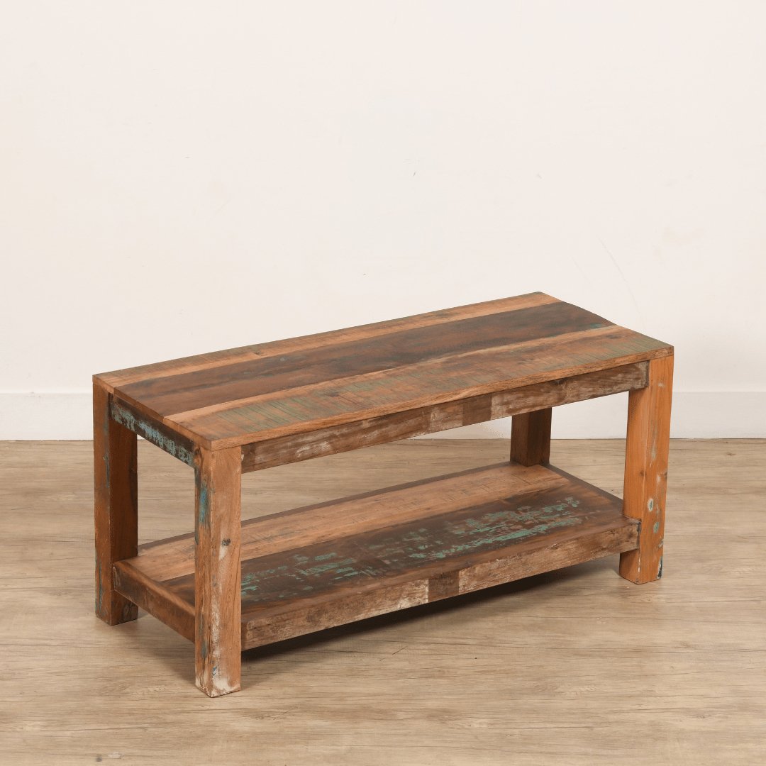 Eco-Friendly rectangular coffee table - Rustic Furniture Outlet