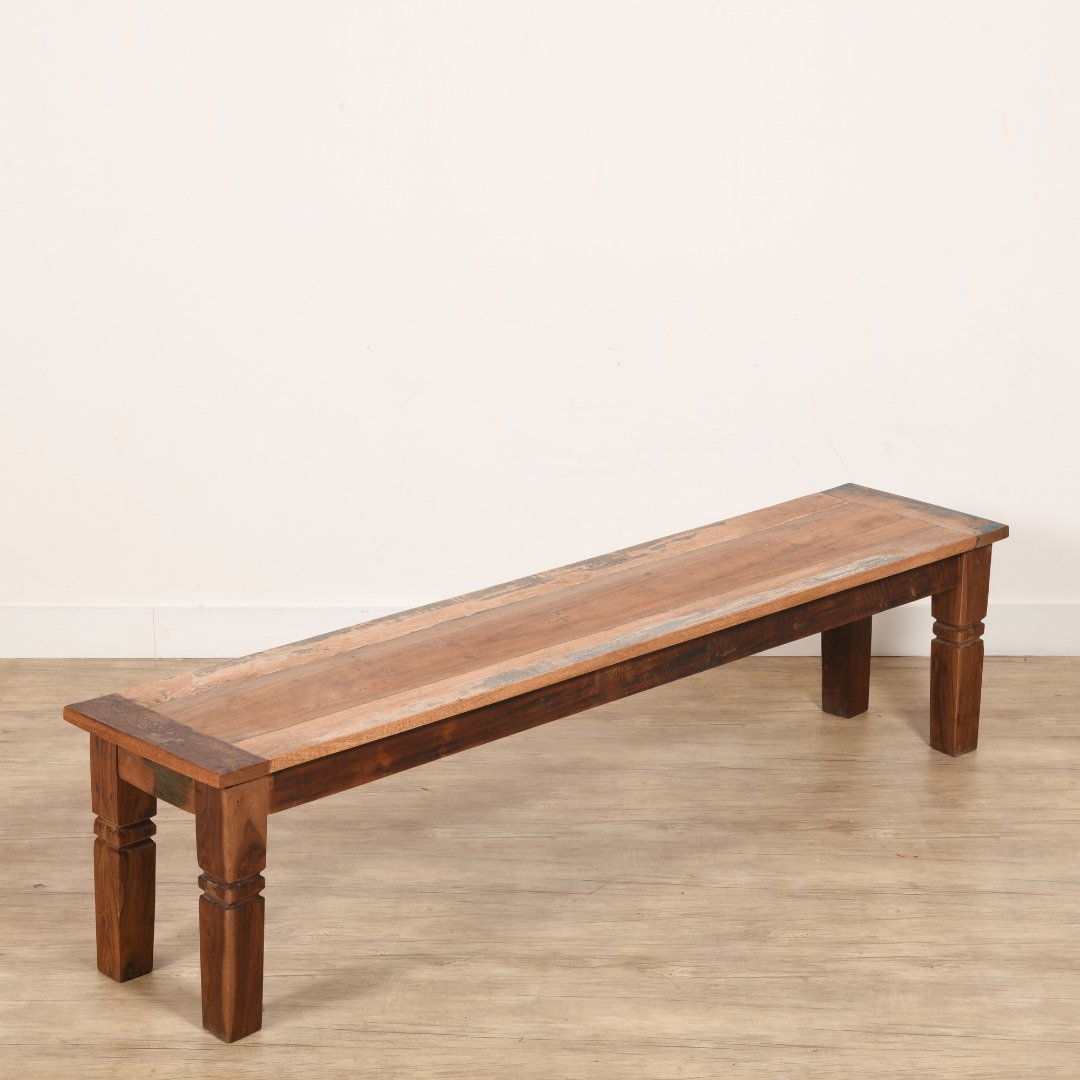 Eco-Friendly Rustic Dining Bench - Rustic Furniture Outlet