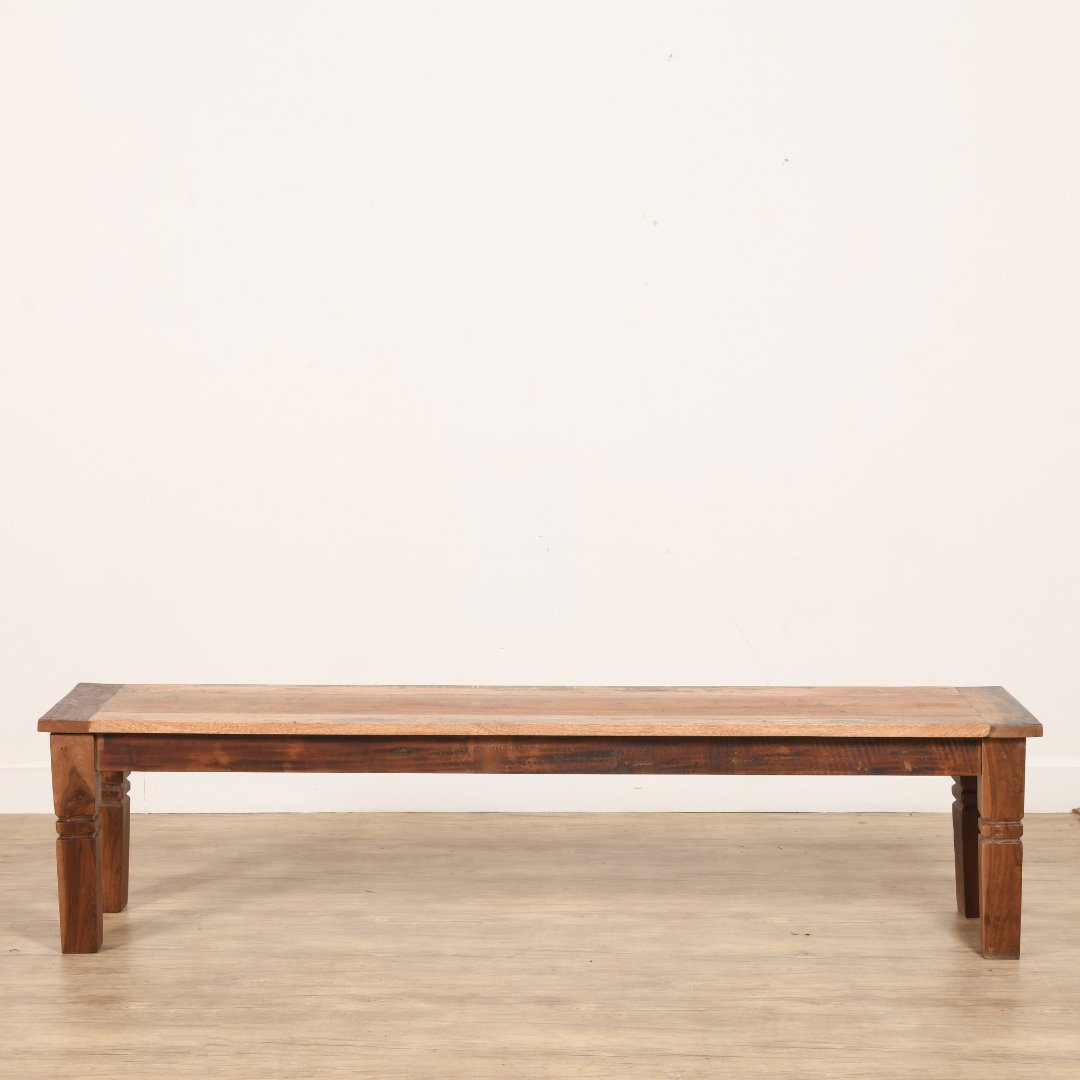 Eco-Friendly Rustic Dining Bench - Rustic Furniture Outlet