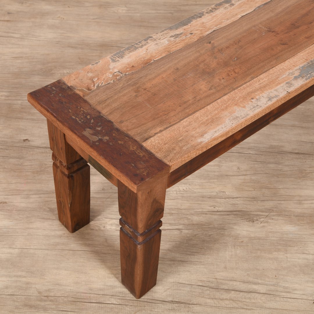 Eco-Friendly Rustic Dining Bench - Rustic Furniture Outlet