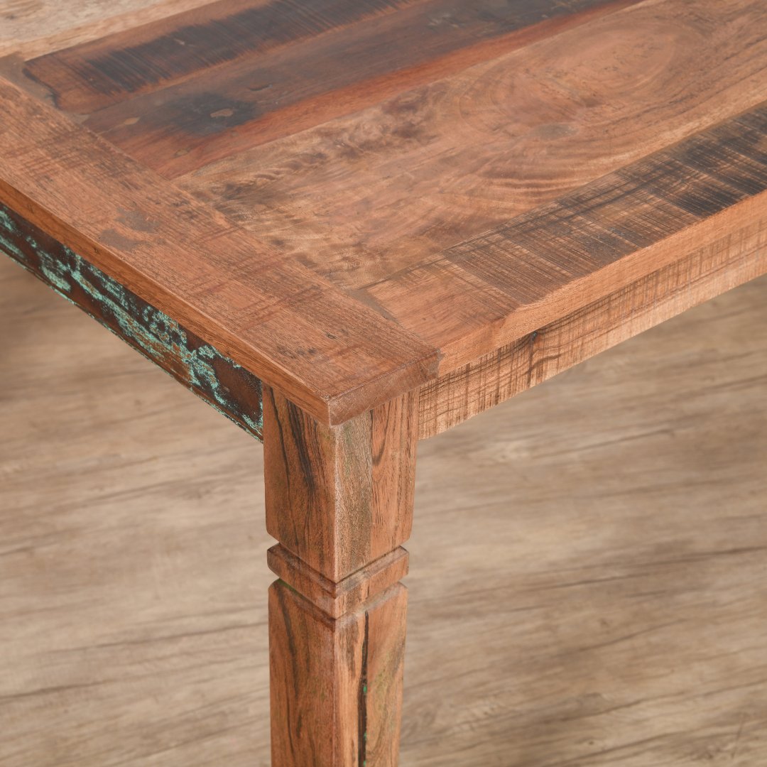 Eco-Friendly Rustic Wood harvest dining table - Rustic Furniture Outlet