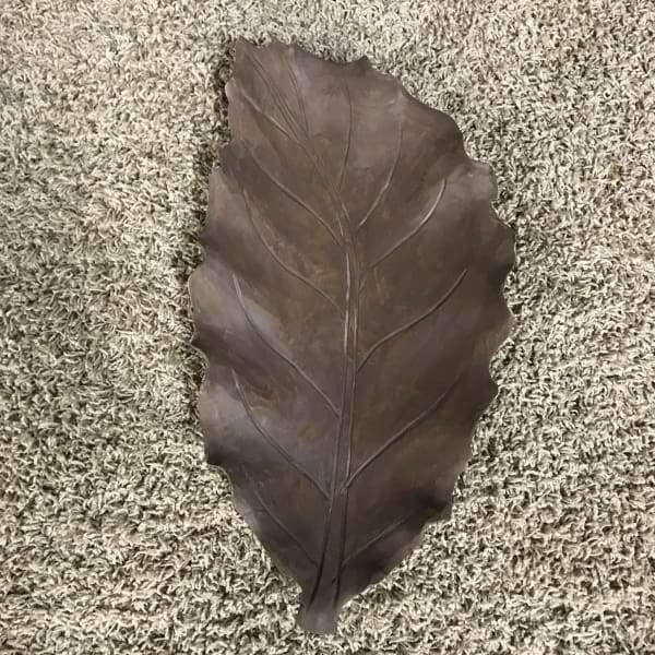 Fancy Leaf Plate Suar Wood - Rustic Furniture Outlet