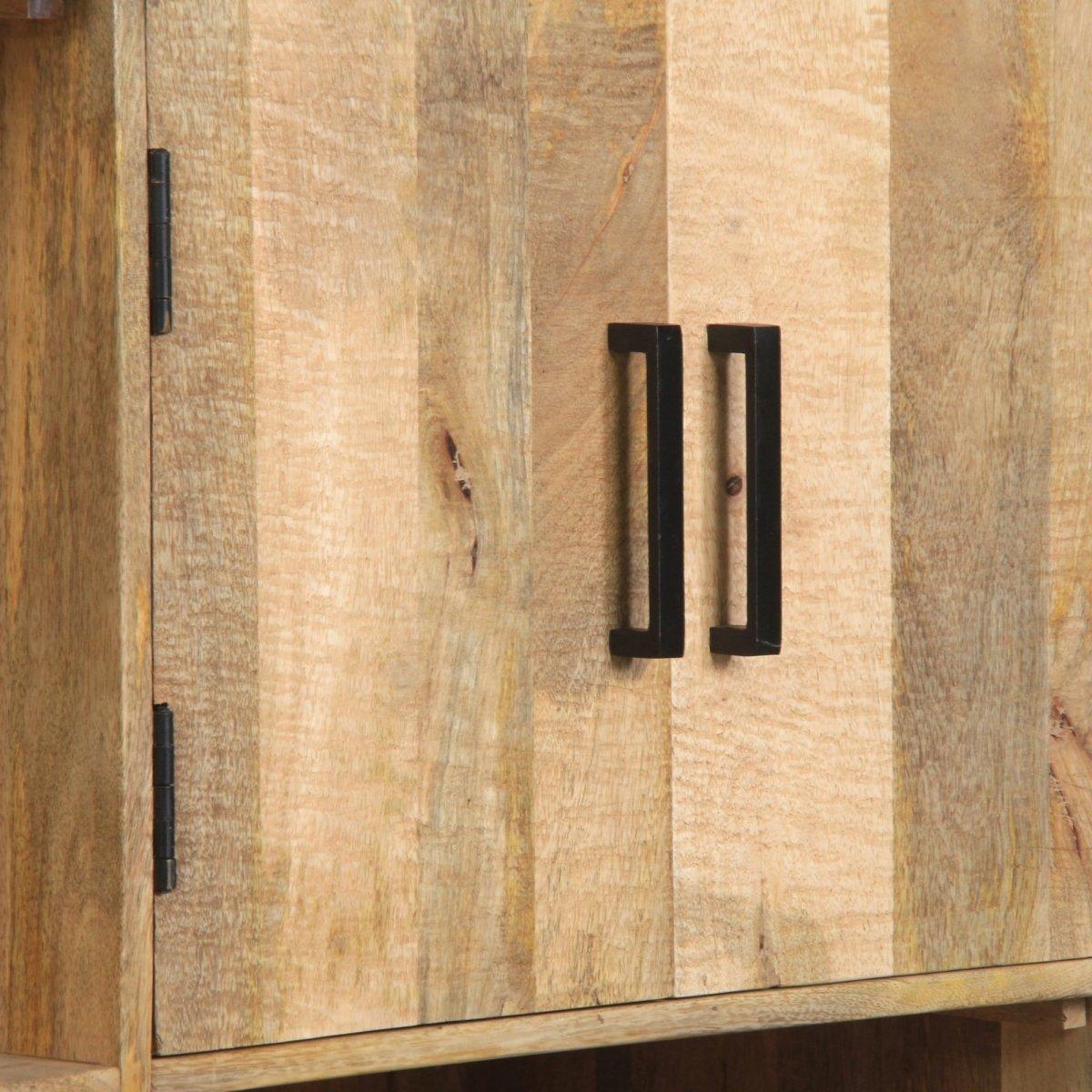 Présentoir en bois de manguier de ferme - Outlet de meubles rustiques