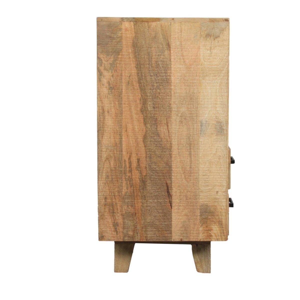 Présentoir en bois de manguier de ferme - Outlet de meubles rustiques