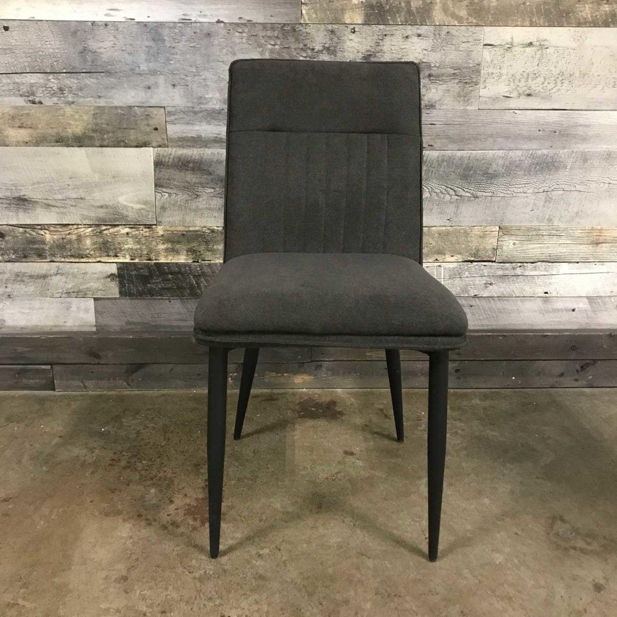 Grey Corduroy Dining Chair (set of two) - Rustic Furniture Outlet