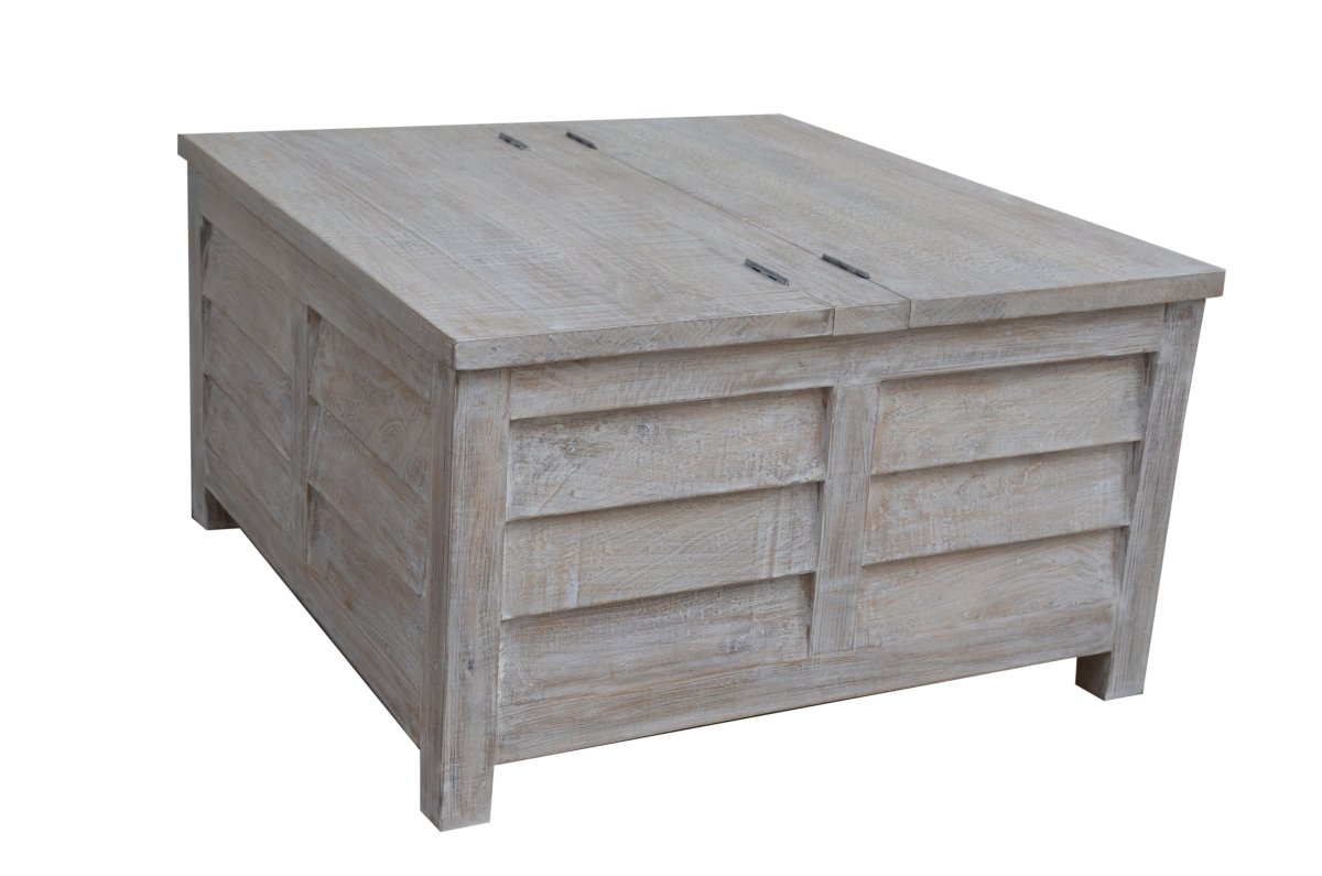 Hampton Square Coffee Table trunk - Rustic Furniture Outlet
