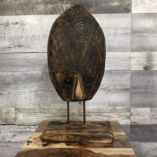 Handicraft Deco Stand Mask L - Rustic Furniture Outlet