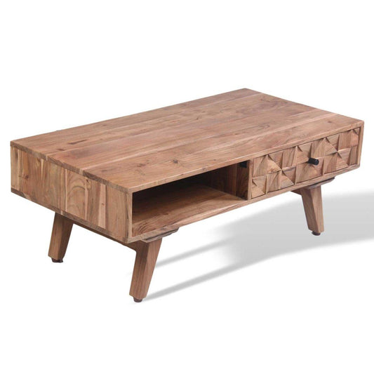 Table basse en bois d'acacia du Kenya - Rustic Furniture Outlet