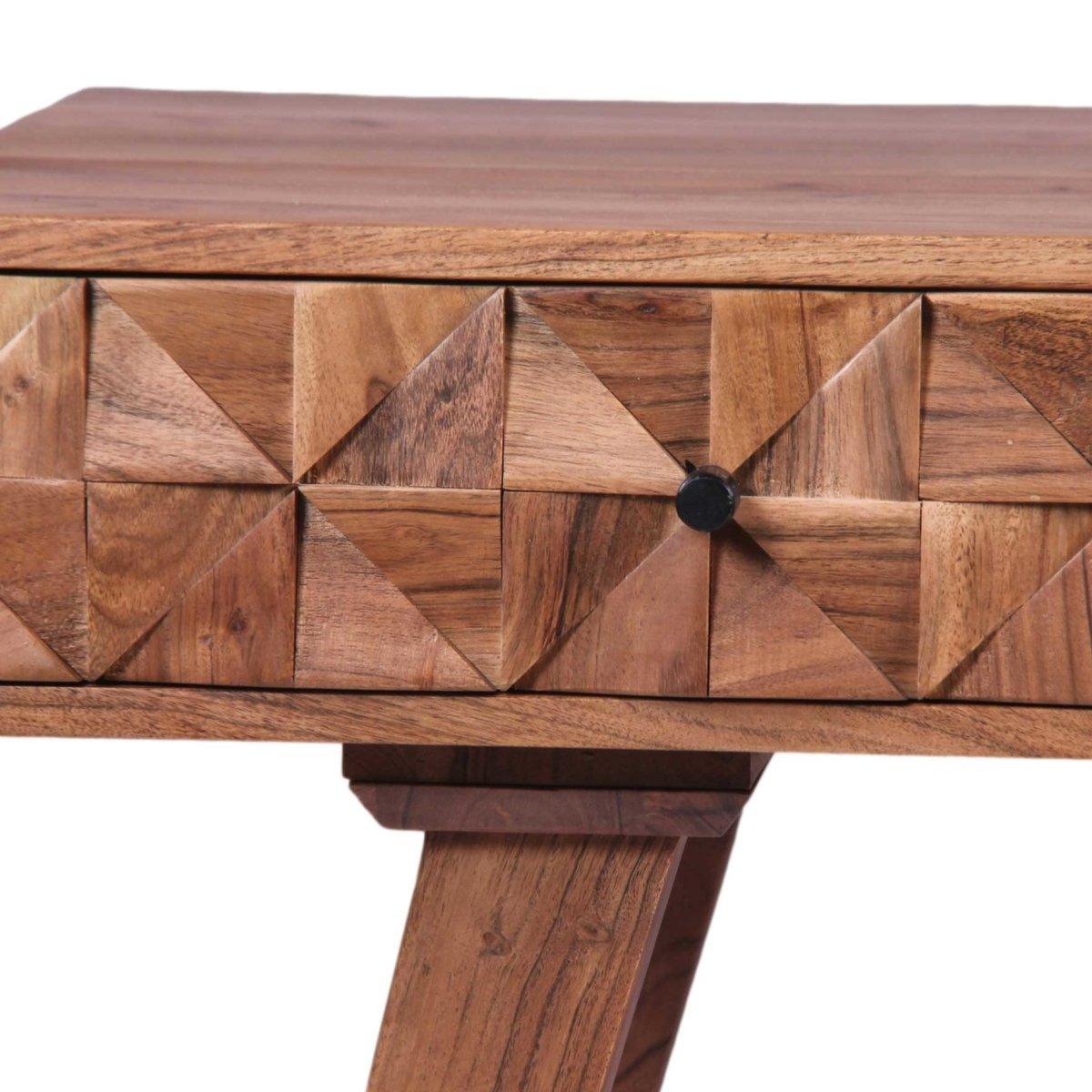 Kenya Acacia wood Computer desk - Rustic Furniture Outlet