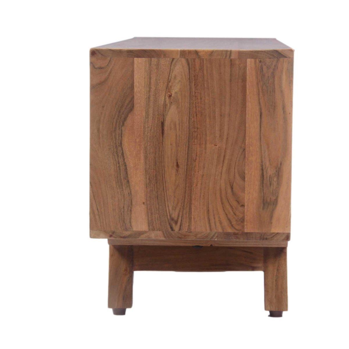 Meuble TV en bois d'acacia du Kenya - Rustic Furniture Outlet