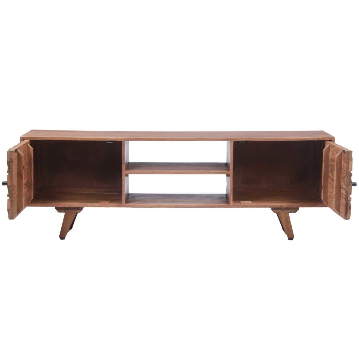Meuble TV en bois d'acacia du Kenya - Rustic Furniture Outlet