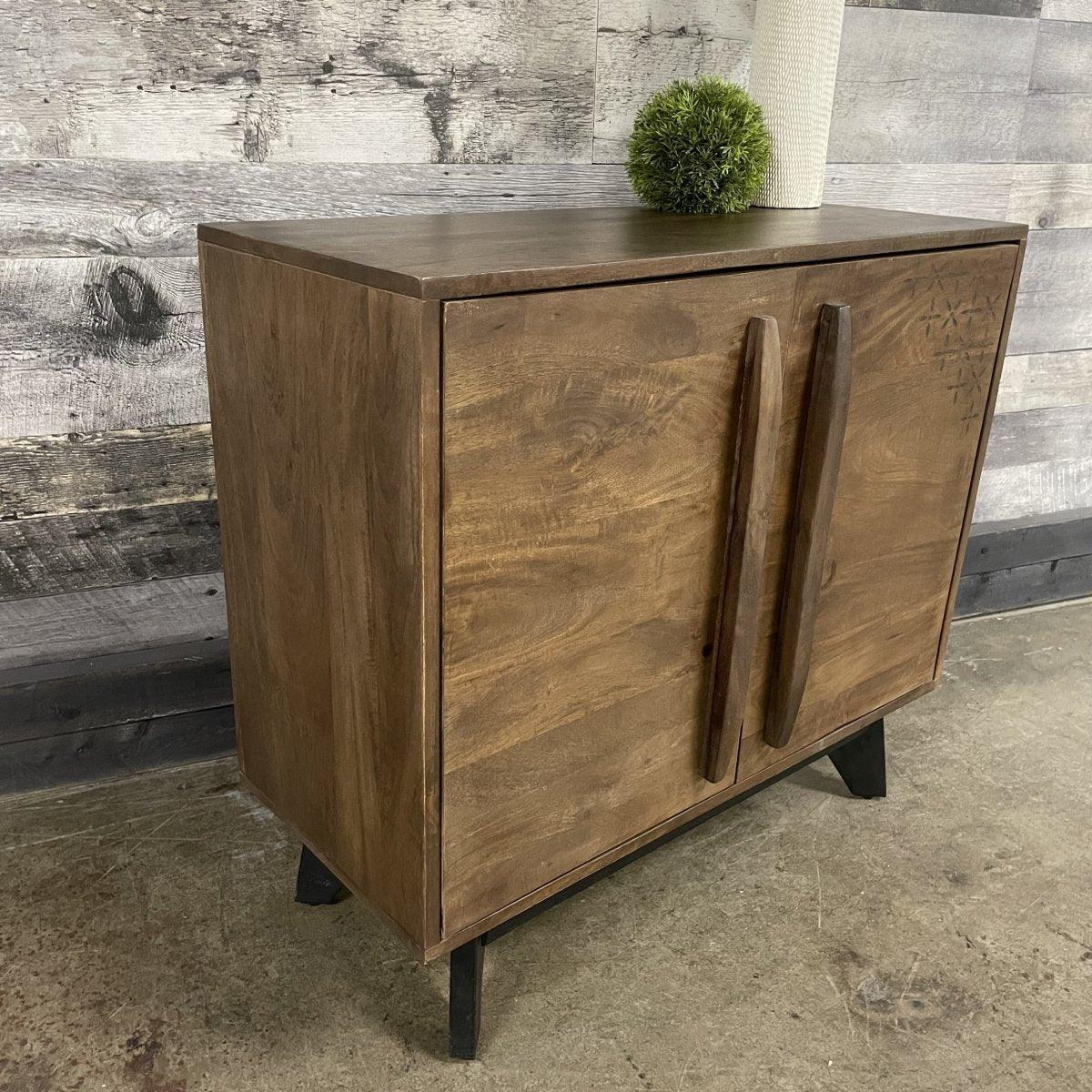Knox Mango Wood 2 Door Buffet - Rustic Furniture Outlet