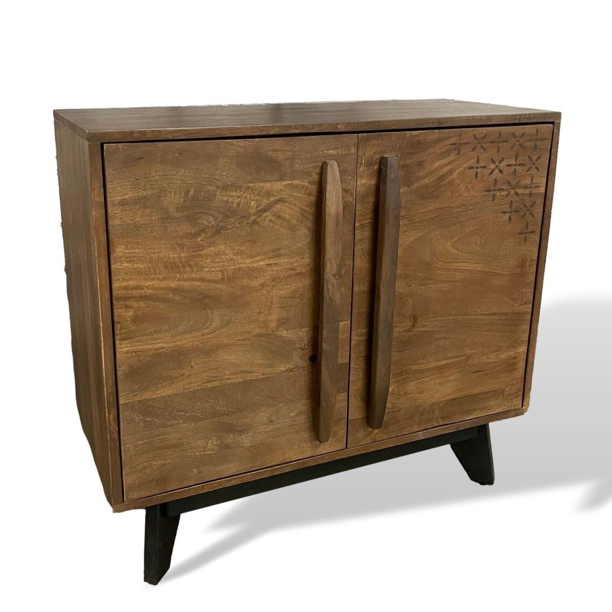 Knox Mango Wood 2 Door Buffet - Rustic Furniture Outlet