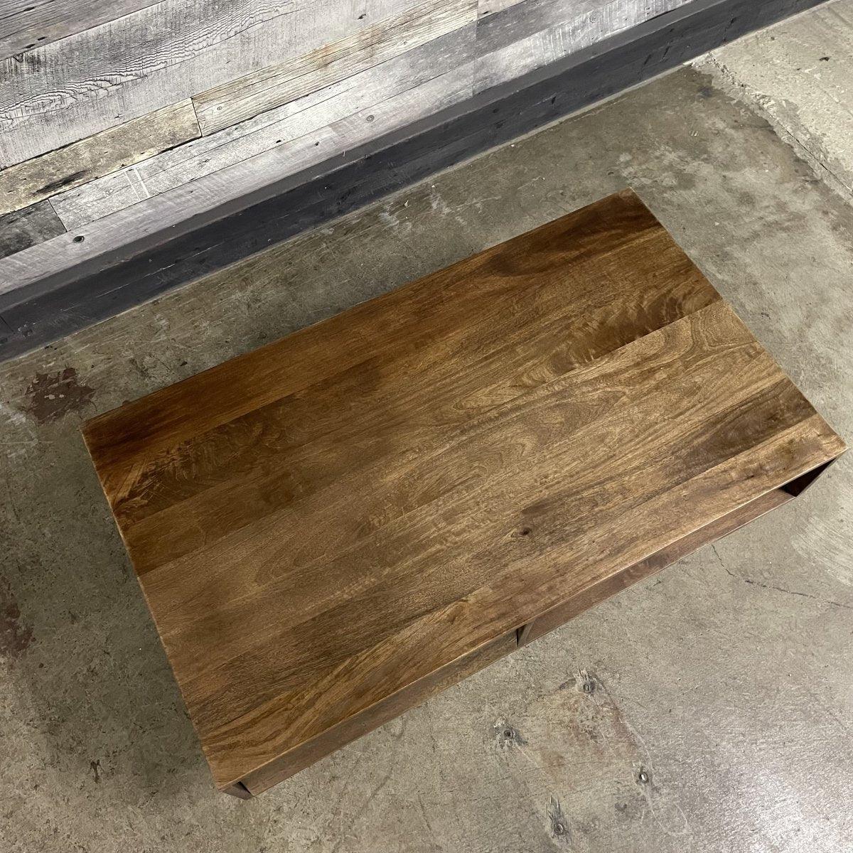 Knox Mango Wood Coffee Table - Rustic Furniture Outlet