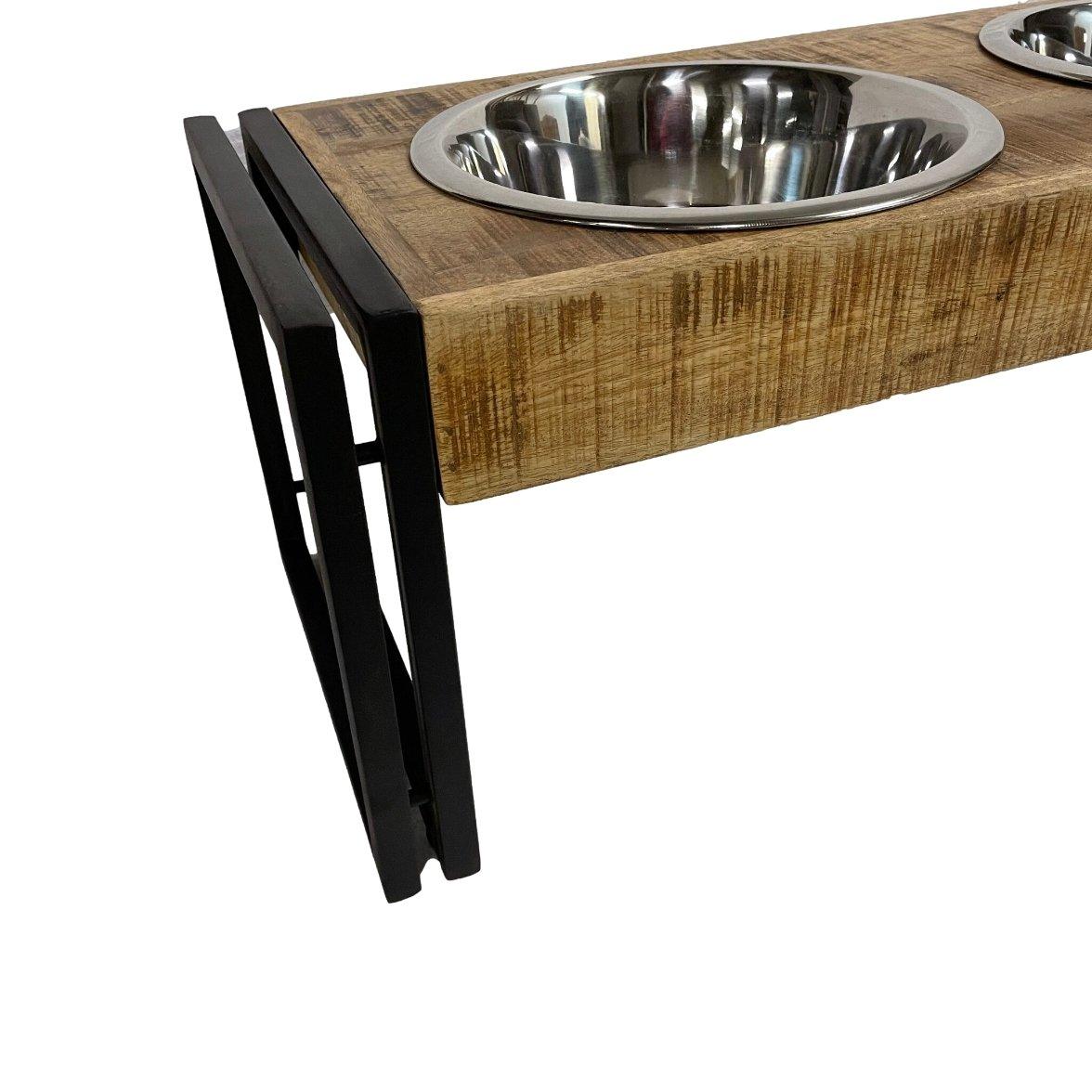 Large animal pet feeder dining set - Rustic Furniture Outlet