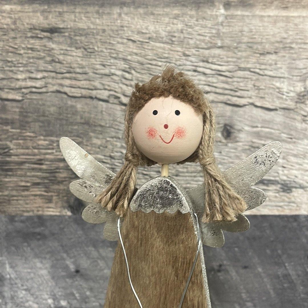 Grand ange en bois - Rustic Furniture Outlet